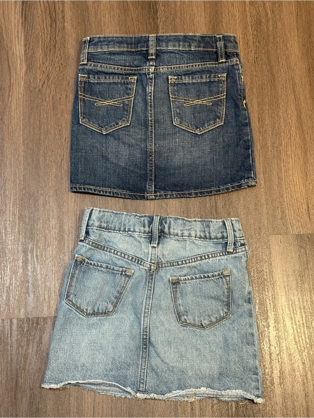 Girls Denim Skirt Bundle Size 6 6/7 Gap Kids Old Navy Distressed Jean